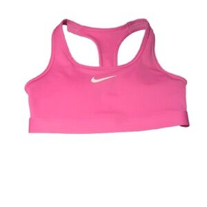 New Nike Swoosh Pink DRI-FIT Padded Sports Bra Size: XS